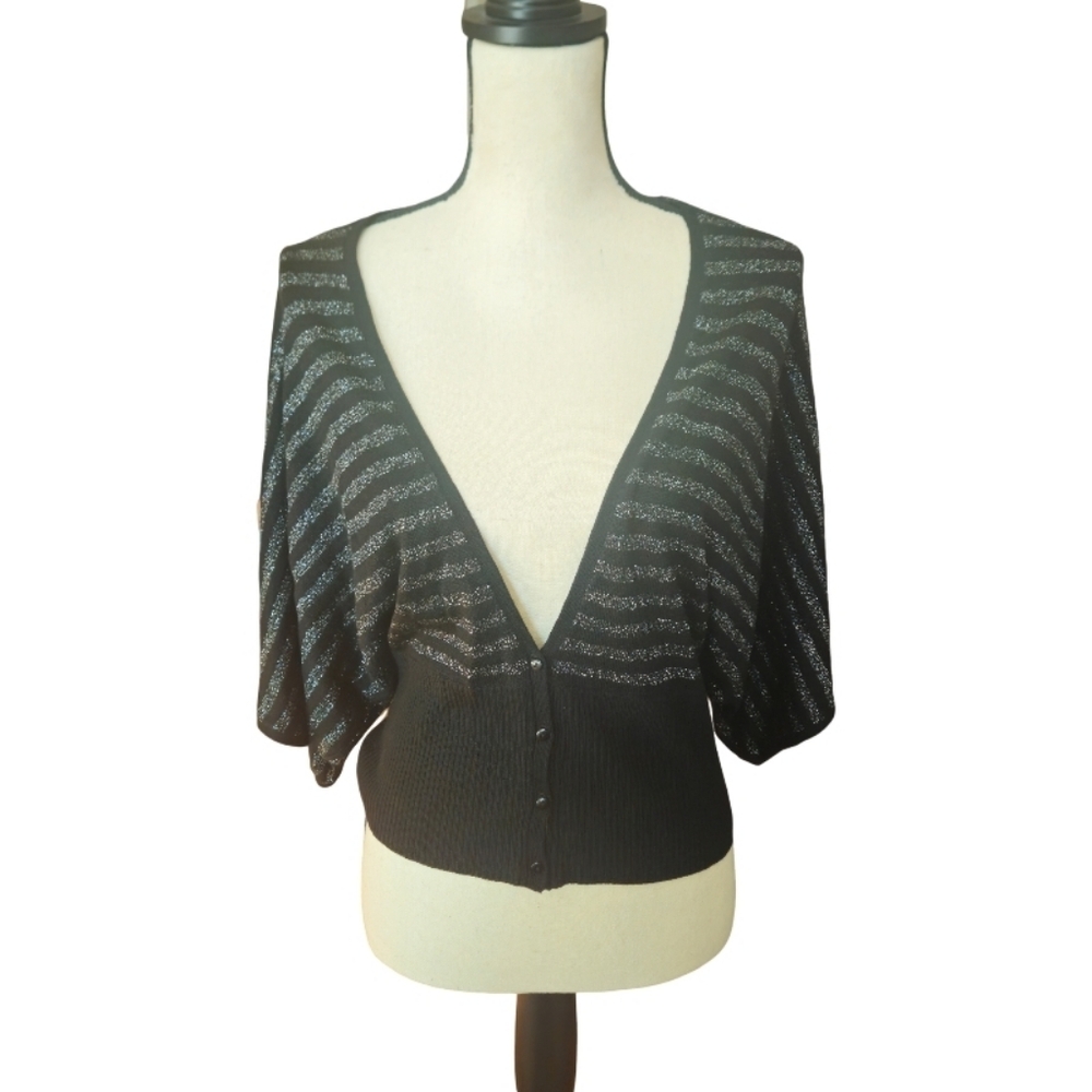 Black Striped Women's Sweater